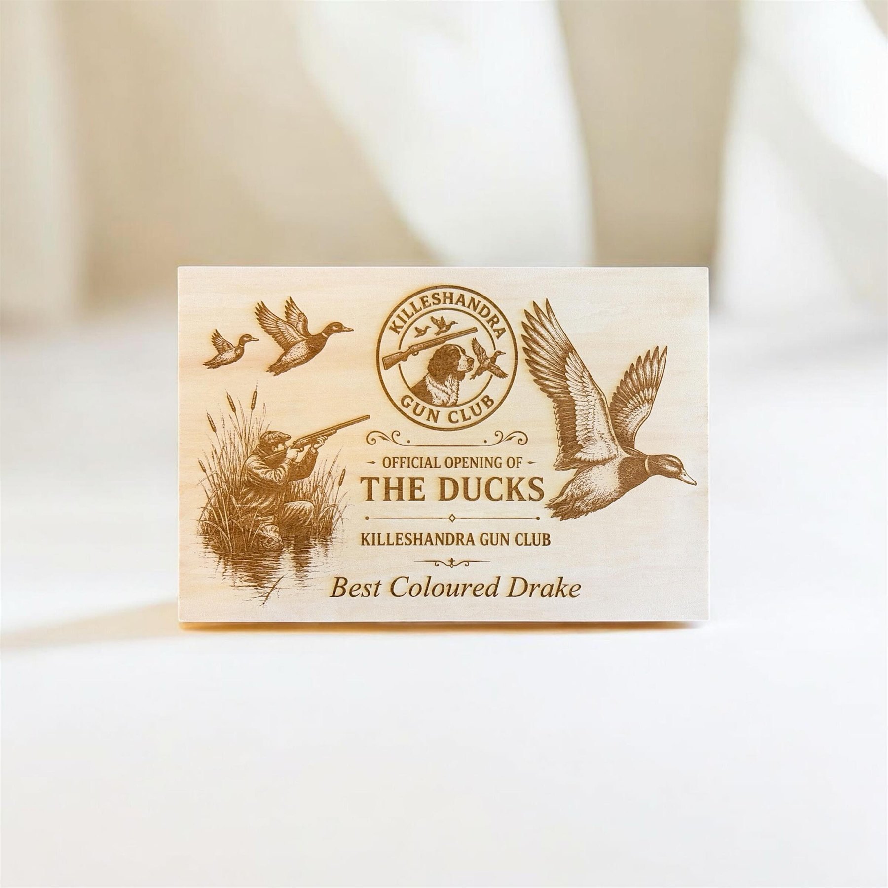 Custom engraved wooden sign by R.D Lazercraft
